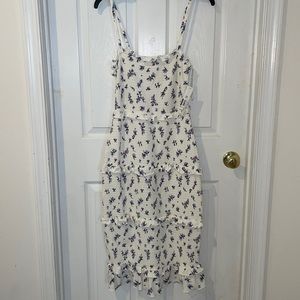 Floral stretch maxi dress